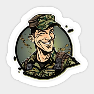 Smilling Female Hiker 0.2 5000x5500px no repair Sticker